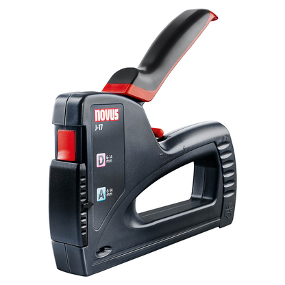 Artikelbild für novus Handtacker J-17 schwarz-rot, 1 St., Artikelnummer 359657