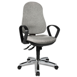 Artikelbild 1 für Topstar Bürostuhl Syncro Steel, 8929 G23 Stoff grau, Gestell chrom, Artikelnummer 612585