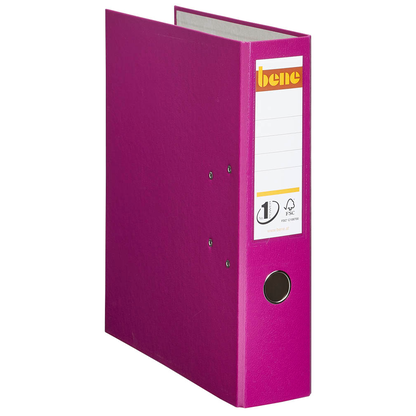 Artikelbild 6 für bene No.1 Power Ordner brombeer Kunststoff 8,0 cm DIN A4, 1 St., Artikelnummer 426254