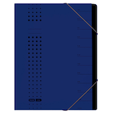 Artikelbild 1 für ELBA Ordnungsmappen chic 12 Fächer blau, 5 St., Artikelnummer 478453