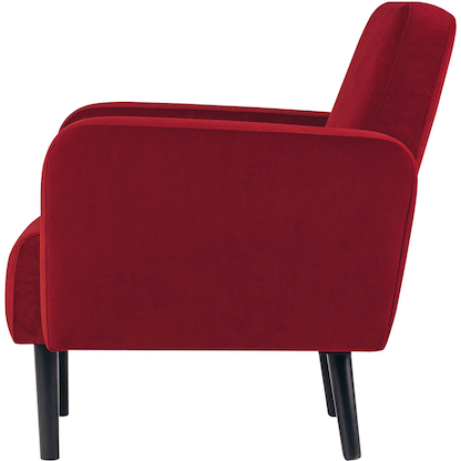 Artikelbild 2 für meet powered by PAPERFLOW Sessel LISBOA rot schwarz Stoff 71,0 x 81,5 x 83,0 cm, 1 St., Artikelnummer 851133