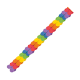 Artikelbild 1 für amscan® Papier-Girlande Regenbogen bunt 1 St., Artikelnummer 995613