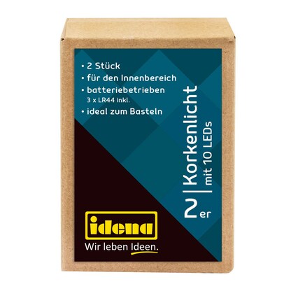 Artikelbild 4 für Idena Korken LED Lichterketten gold 90,0 cm, 2 St., Artikelnummer 105146