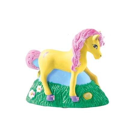 Artikelbild 5 für SES Creative® Gipsgießen-Set Glitzer Pferde auf Wiese mehrfarbig, Artikelnummer 110617