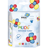Artikelbild 1 für KREUL MUCKI Fenstermalfarben farbsortiert 4x 29,0 ml, Artikelnummer 115479