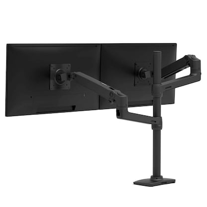 Artikelbild für ergotron Monitor-Halterung LX-Dual 45-509-224 schwarz für 2 Monitore, Tischklemme, Artikelnummer 122509