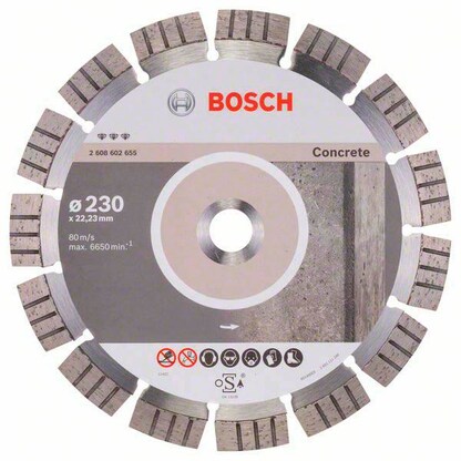 Artikelbild für BOSCH Diamant-Trennscheibe Best for Concrete, 1 St., Artikelnummer 218638