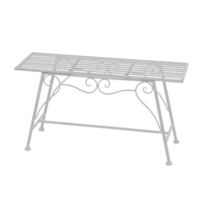 Artikelbild für Garden Pleasure Gartenbank LORIN 950383 weiß Metall 83,0 cm, Artikelnummer 311017