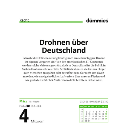 Artikelbild 10 für Harenberg Abreißkalender Die Welt erklärt für Dummies 2026, 1 St., Artikelnummer 551216