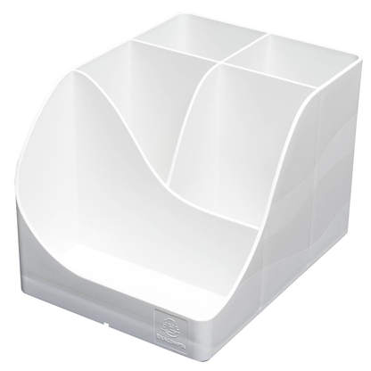Artikelbild 2 für Exacompta Stiftehalter Pen Wave weiß Polystyrol 5 Fächer 11,0 x 12,0 x 16,0 cm, Artikelnummer 697138