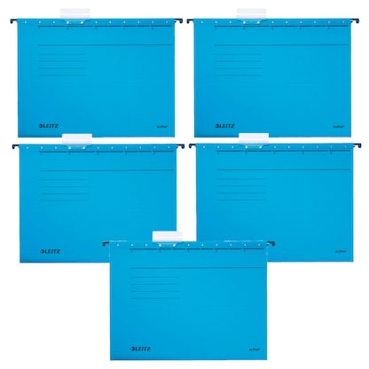Artikelbild 3 für LEITZ Hängemappen ALPHA® 1985 blau, 5 St., Artikelnummer 322178