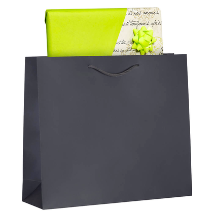 Artikelbild für VP Papier-Tragetaschen anthrazit 42,0 x 36,0 cm, 25 St., Artikelnummer 501383