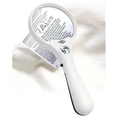 Artikelbild 4 für WEDO Lupe weiß/schwarz 3-fach, 4,5-fach, 12-fach, Artikelnummer 564507