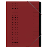 Artikelbild 1 für ELBA Ordnungsmappen chic 12 Fächer rot, 5 St., Artikelnummer 478461