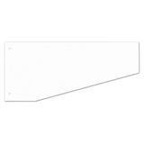Artikelbild 1 für Wekre Trennstreifen Trapez weiß, 190 g/qm Karton 24,0 x 10,5 / 6,0 cm, 100 St., Artikelnummer 213726