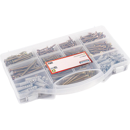 Artikelbild 2 für CONNEX Senkkopf TX DP8500133 Dübel- und Schrauben-Sortiment, 580-teilig, Artikelnummer 407498