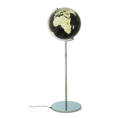 Artikelbild für TROIKA® Leuchtglobus SOJUS LIGHT schwarz/silber, Artikelnummer 666069