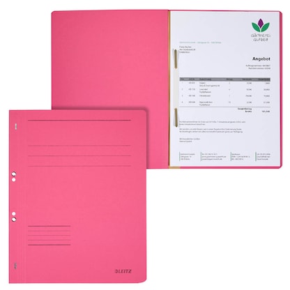 Artikelbild für LEITZ Ösenhefter 3742 Karton rot DIN A4, 50 St., Artikelnummer 130760