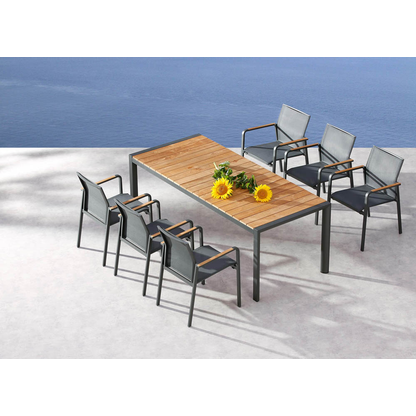 Artikelbild 3 für BEST Gartentisch Paros braun rechteckig 160,0 x 90,0 x 76,0 cm, Artikelnummer 671851