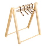 Artikelbild 1 für Rayher Dekoartikel natur Wichtel Mini Kleiderständer, 1 Set, Artikelnummer 686976