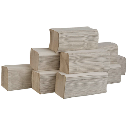 Artikelbild 4 für büroplus Papierhandtücher V-5000-BP Zick-Zack-Falzung 1-lagig 5.000 Tücher, Artikelnummer 318244