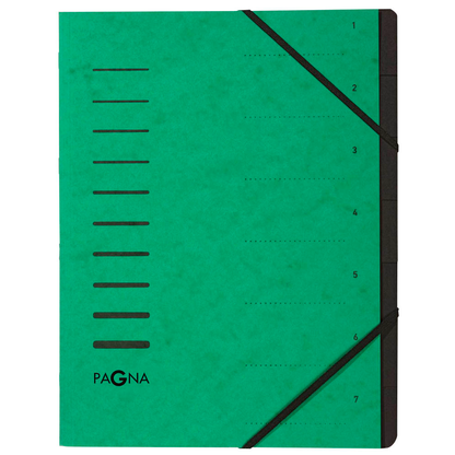 Artikelbild für PAGNA Ordnungsmappe 7 Fächer grün, 1 St., Artikelnummer 370510