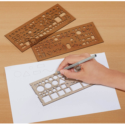 Artikelbild 7 für KOH-I-NOOR Zeichenschablonen-Set Elektro transparent, Artikelnummer 909919