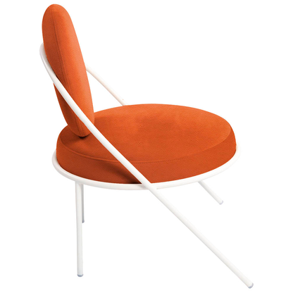 Artikelbild 4 für meet powered by PAPERFLOW Sessel SATURNE rost weiß Kunstleder 70,0 x 73,0 x 88,0 cm, 1 St., Artikelnummer 231489