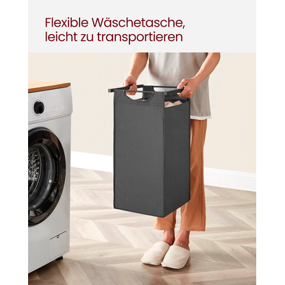 Artikelbild 5 für VASAGLE Wäschesortierer grau, schwarz, 1 St., Artikelnummer 438719