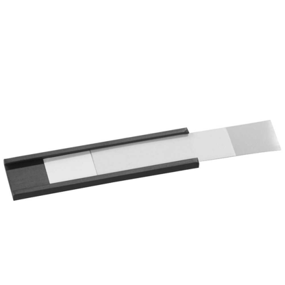 Artikelbild für SPRINTIS Etikettenhalter magnetisch schwarz 6,0 x 1,5 cm, 4x 100 St., Artikelnummer 731309