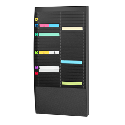 Artikelbild 3 für PAPERFLOW Sortiertafel schwarz DIN A4 50 Fächern 54,4 x 12,9 x 112,0 cm, 1 St., Artikelnummer 290458