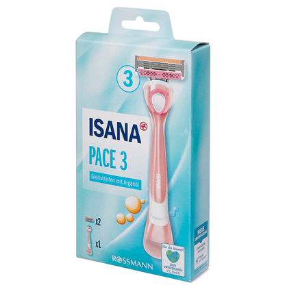 Artikelbild 4 für ISANA PACE 3 Nassrasierer Damen, Artikelnummer 456634