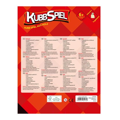 Artikelbild 8 für Idena Kubb Wurfspiel, 1 St., Artikelnummer 715124