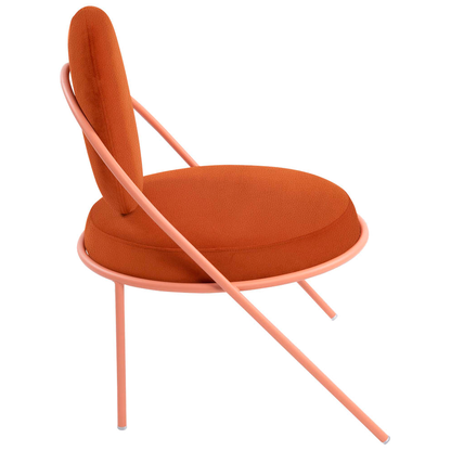 Artikelbild 3 für meet powered by PAPERFLOW Sessel SATURNE rost rosa Kunstleder 70,0 x 73,0 x 88,0 cm, 2 St., Artikelnummer 230819
