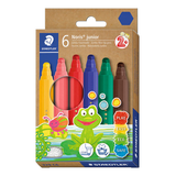 Artikelbild 1 für STAEDTLER Noris® junior 329 Filzstifte farbsortiert, 6 St., Artikelnummer 301307