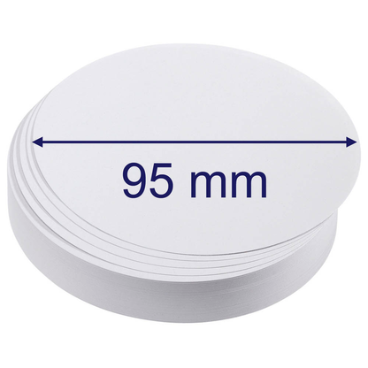 Artikelbild 2 für FRANKEN Moderationskarten weiß Ø 9,5 cm, 500 Blatt, Artikelnummer 536666