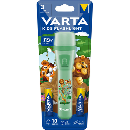 Artikelbild 3 für VARTA Kids Flashlight LED Taschenlampe grün, 10 Lumen, 1 St., Artikelnummer 504169