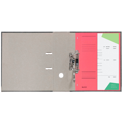 Artikelbild 3 für LEITZ Ösenhefter 3740 Karton rot DIN A4, halber Deckel, 1 St., Artikelnummer 664888