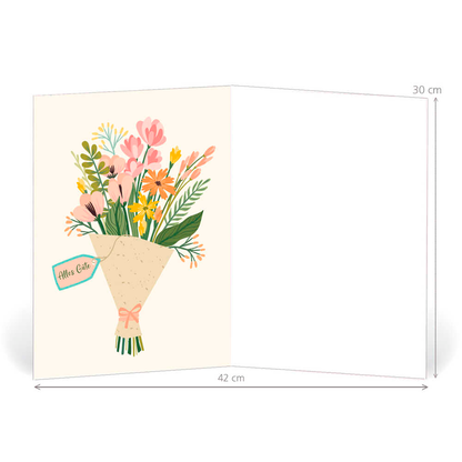 Artikelbild 2 für LUMA Jubiläumskarte Hochzeit LU DINA4 15 DIN A4, 1 St., Artikelnummer 820039