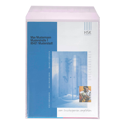 Artikelbild für docuCARE® Folienversandtaschen DIN C4 ohne Fenster transparent 100 St., Artikelnummer 795047