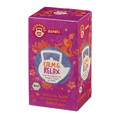 Artikelbild für TEEKANNE ORGANICS. CALM & RELAX Bio-Tee 20 Portionen, Artikelnummer 563342