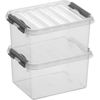 Artikelbild 3 für sunware Q-line Aufbewahrungsbox 2,0 l transparent 20,0 x 15,0 x 10,0 cm, 1 St., Artikelnummer 145627