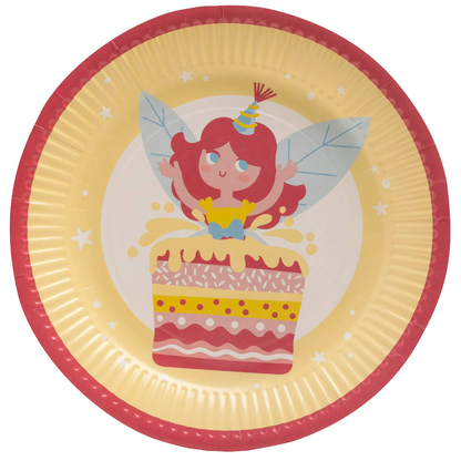 Artikelbild 2 für PROnappe Pappteller Fee mehrfarbig Ø 23,0 cm, 10 St., Artikelnummer 345346