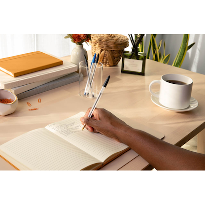 Artikelbild 4 für 90 + 10 GRATIS: BIC Kugelschreiber Cristal® Original transparent, Schreibfarbe: schwarz, 90 St. + GRATIS 10 St., Artikelnummer 287560