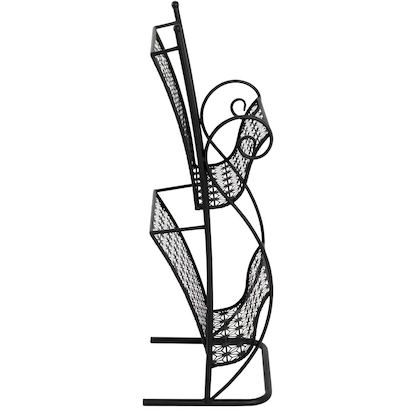 Artikelbild 4 für HAKU Möbel Zeitungsständer 19594 schwarz Metall, DIN A4, Artikelnummer 136673