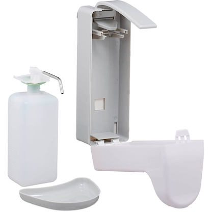 Artikelbild 7 für relaxdays Desinfektionsspender 10029930_0 weiß Kunststoff 1,0 l, 1 St., Artikelnummer 375762