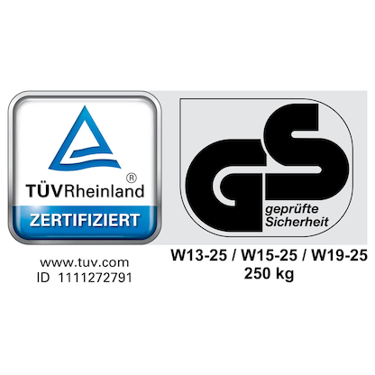 Artikelbild 2 für meychair XXL Arbeitsdrehstuhl W13-25-TG-PU schwarz, Artikelnummer 180586