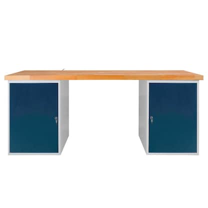 Artikelbild für ADB Werkbank lichtgrau, anthrazitgrau 200,0 x 75,0 x 85,0 cm, Artikelnummer 204838