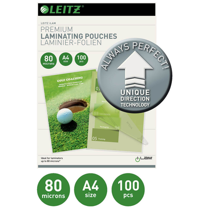 Artikelbild 8 für LEITZ UDT Laminierfolien glänzend für A4 80 micron, 100 St., Artikelnummer 472464
