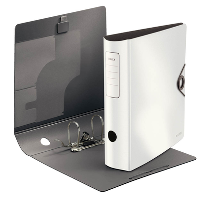 Artikelbild 2 für LEITZ Ordner weiß Kunststoff 8,2 cm DIN A4, 1 St., Artikelnummer 393936